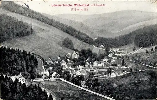 Ak Wildenthal Eibenstock im Erzgebirge, Totale