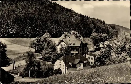 Ak Wildenthal Eibenstock im Erzgebirge, Teilansicht, Straße