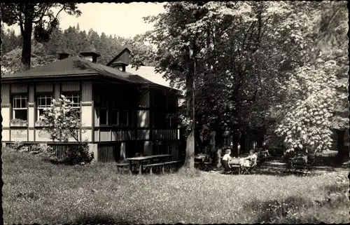 Ak Krippen Bad Schandau Sächsische Schweiz, Rölligmühle im Krippengrund