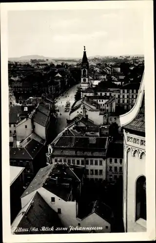 Ak Zittau in Sachsen, Panorama, Johanneum