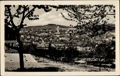 Ak Aue im Erzgebirge Sachsen, Blick zum Ort