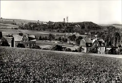 Ak Oelsnitz im Erzgebirge, Bergbau Museum Karl Liebknecht Schacht, Albert Funk Schächte