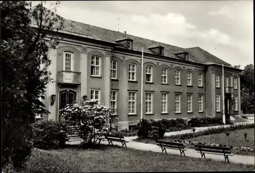 Ak Stollberg im Erzgebirge, Kulturhaus des Bergbaukrankenhauses