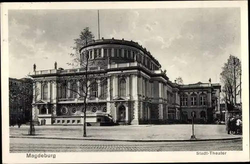 Ak Magdeburg, Stadttheater