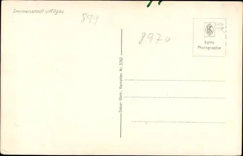 Ak Immenstadt im Allgäu Schwaben, Panorama