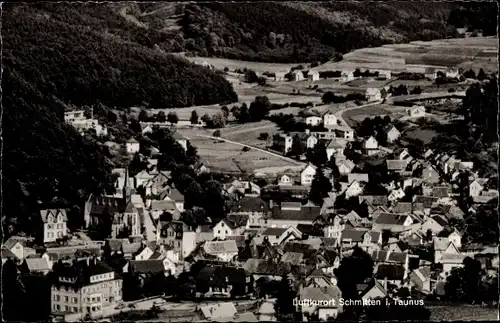 Ak Schmitten im Taunus Hessen, Blick über den Ort