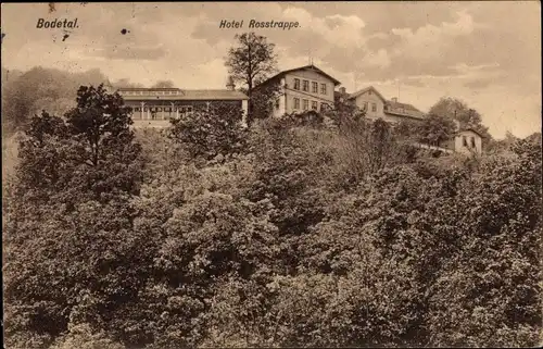 Ak Thale im Harz, Hotel Rosstrappe