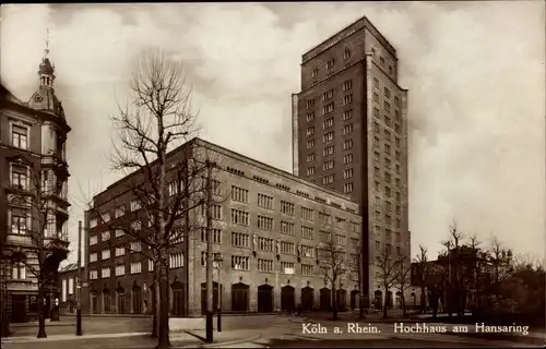 Ak Köln am Rhein, Hochhaus am Hansaring