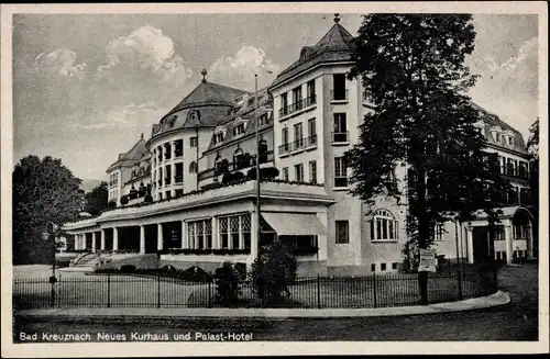 Ak Bad Kreuznach in Rheinland Pfalz, Neues Kurhaus, Palast Hotel
