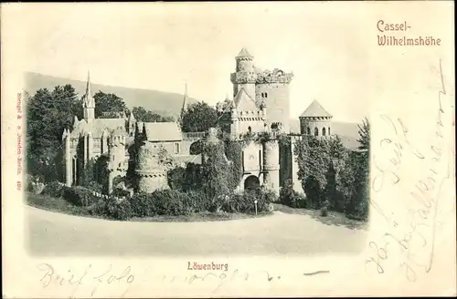 Ak Bad Wilhelmshöhe Kassel in Hessen, Löwenburg