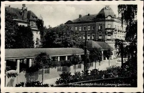 Ak Dresden Weißer Hirsch, Dr. Lahmanns Sanatorium