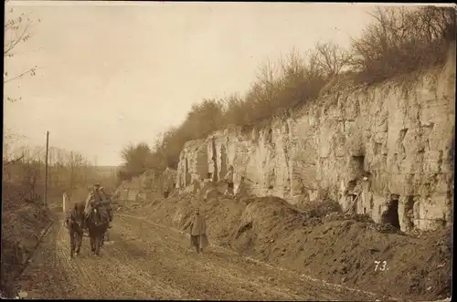 Foto Ak Deutsche Soldaten in Uniformen, Pferde, I WK