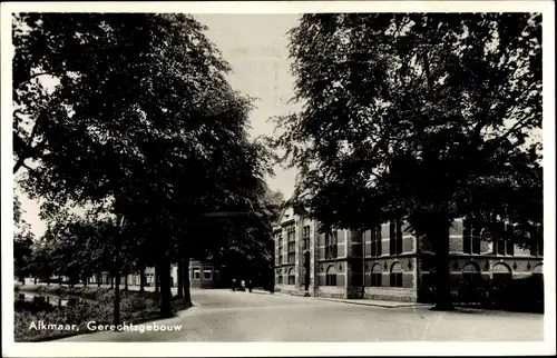 Ak Alkmaar Nordholland Niederlande, Gerechtsgebouw