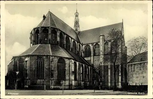 Ak Alkmaar Nordholland Niederlande, Groote Kerk
