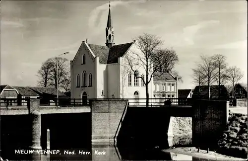 Ak Nieuw Vennep Nordholland Niederlande, Ned. Hervormde Kerk