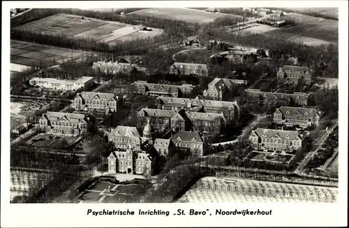 Ak Noordwijkerhout Noordwijk Südholland, Psychiatrische Inrichting St. Bavo, Luftbild