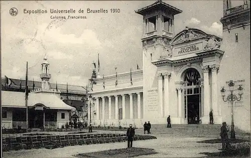 Ak Bruxelles Brüssel, Exposition Universelle 1910, Colonies Francaises