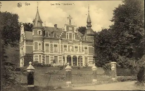 Ak Spa Wallonien Lüttich, Les Villa Sorbiers
