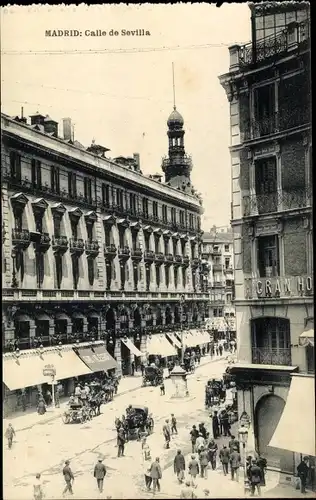 Ak Madrid Spanien, Calle de Sevilla