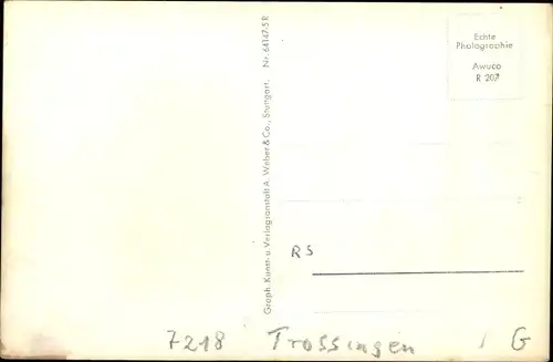 Ak Trossingen auf der Baar, Harmonikafabriken Matth. Höhner AG