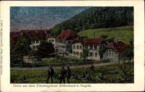 Luna Ak Rötenbach Nagold im Schwarzwald, Blick zum Erholungsheim