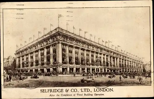 Künstler Ak London City, Selfridge & Co. Ltd.