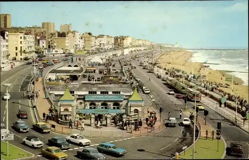 Ak Brighton East Sussex England, The Aquarium and Madeira Drive