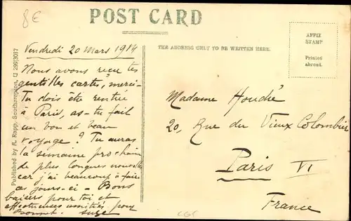 Ak Southampton Hampshire England, The Floating Bridge