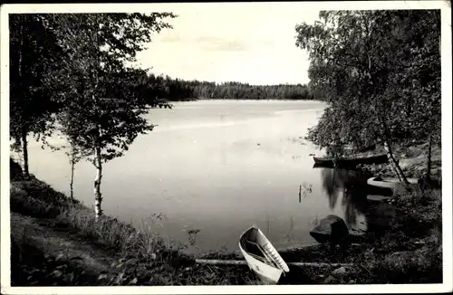 Ak Finnland, See, Boote