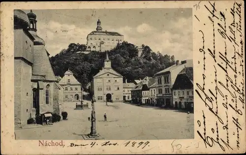 Ak Náchod Region Königgrätz, Platz