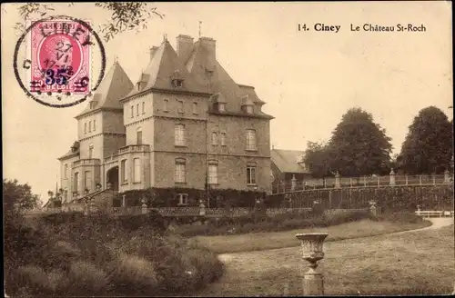 Ak Ciney Wallonien Namur, Château St. Roch