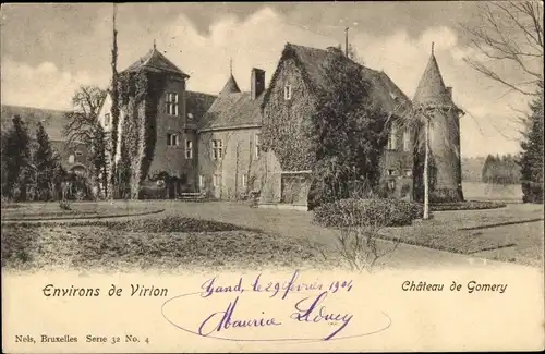 Ak Virton Wallonien Luxemburg, Le Château de Gomery