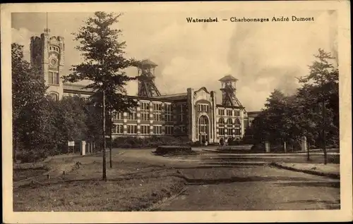 Ak Waterschei Genck Flandern Limburg, Charbonnages Andre Dumont