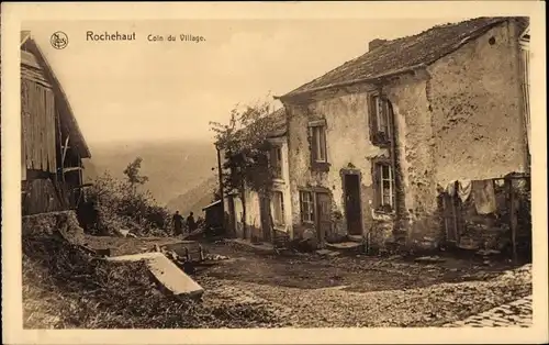 Ak Rochehaut Bouillon Wallonien Luxemburg, Coin du Village