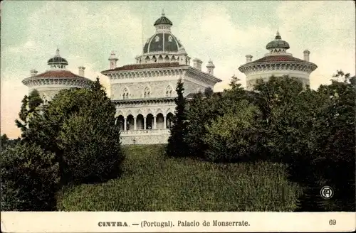Ak Sintra Cintra Portugal, Palacio de Monserrate