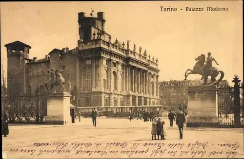 Ak Torino Turin Piemonte, Palazzo Madama