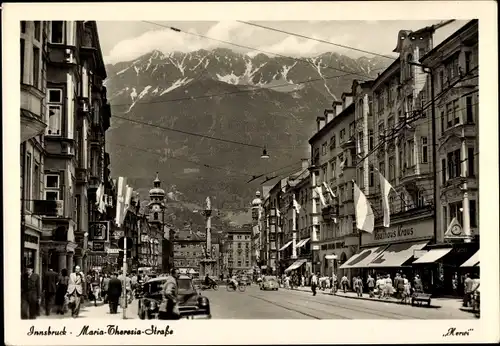 Ak Innsbruck in Tirol, Maria Theresia Straße, Kaufhaus Kraus