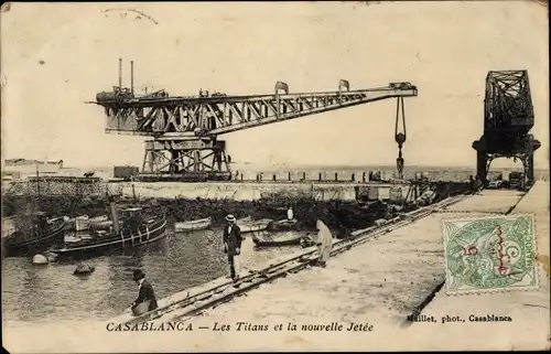 Ak Casablanca Marokko, Les Titans et la Nouvelle Jetée