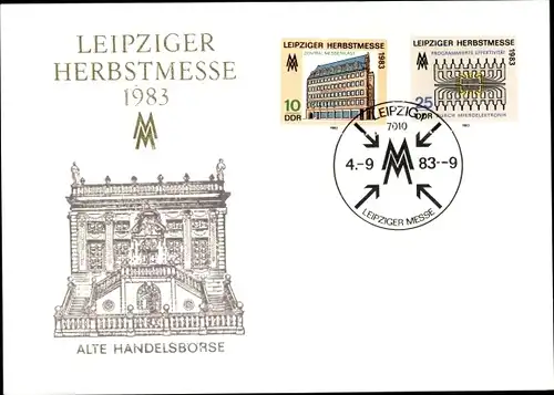Ak Leipzig in Sachsen, Herbstmesse 1983, Alte Handelsbörse