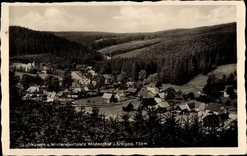 Ak Wildenthal Eibenstock im Erzgebirge, Gesamtansicht