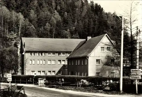 Ak Krippen Bad Schandau, Betriebserholungsheim Erich Weinert VEB Chemiekombinat Bitterfeld