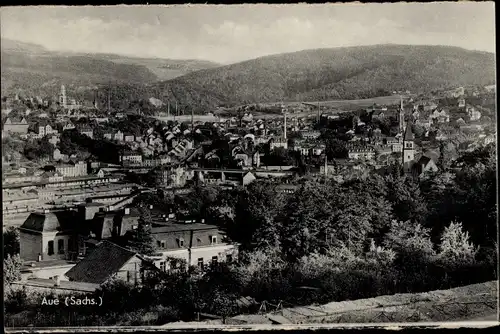 Ak Aue im Erzgebirge Sachsen, Panorama