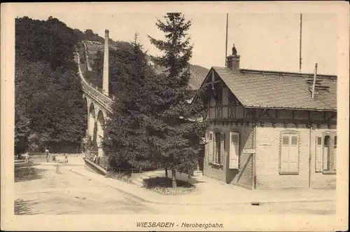 Ak Wiesbaden in Hessen, Nerobergbahn