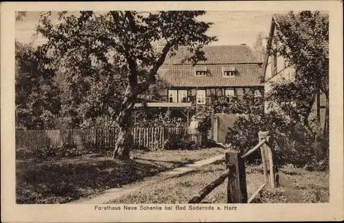 Ak Bad Suderode Quedlinburg im Harz, Forsthaus Neue Schenke