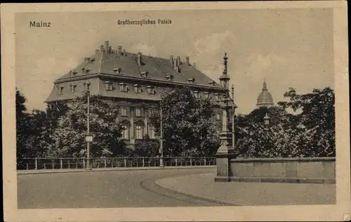 Ak Mainz am Rhein, Großherzogliches Palais