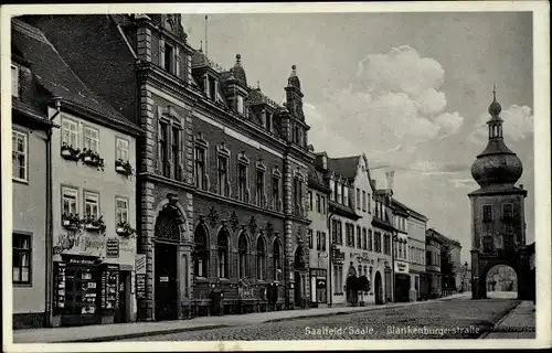 Ak Saalfeld an der Saale Thüringen, Blankenburgerstraße