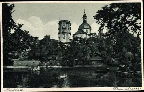 Ak Mannheim in Baden, Friedrichspark