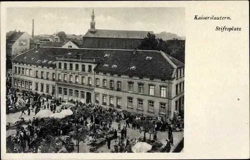 Ak Kaiserslautern in der Pfalz, Partie am Stiftsplatz, Theodor Zink Museum