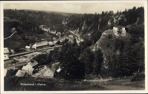 Ak Rübeland Oberharz am Brocken, Teilansicht