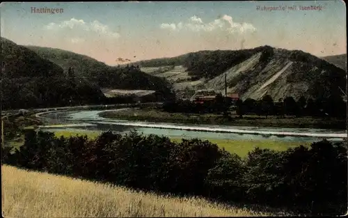 Ak Hattingen an der Ruhr, Isenberg, Ruhrpartie